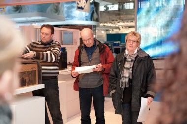 Briefing der Helfer