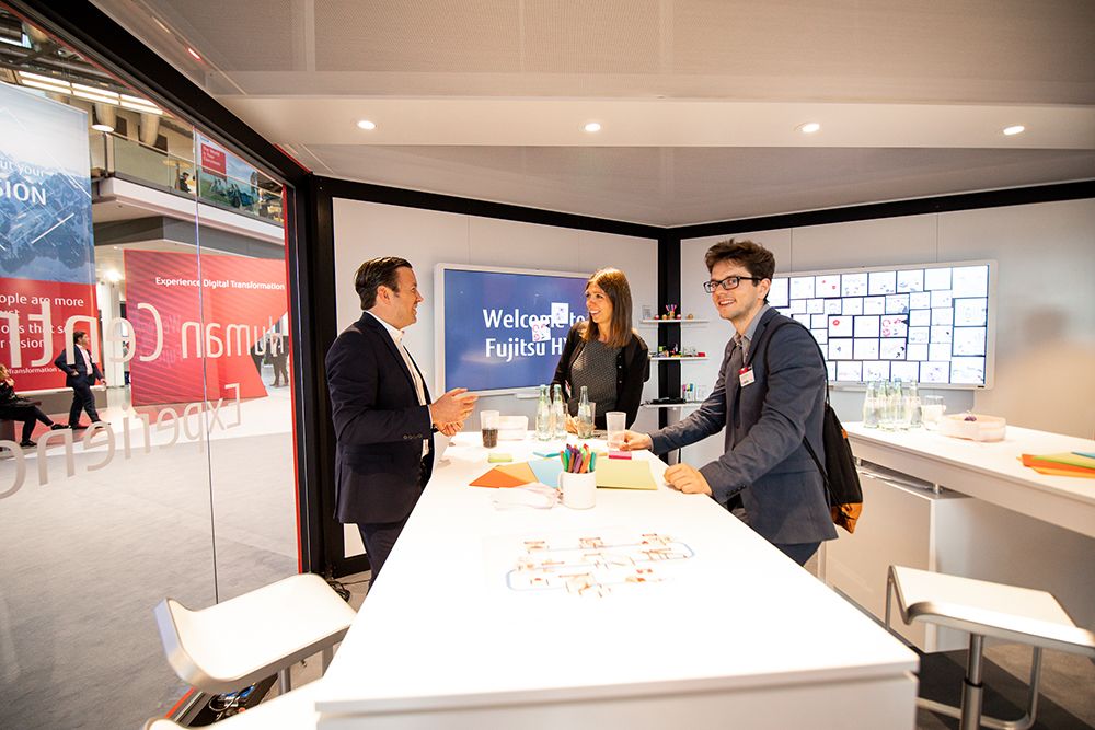 Das Mini Digital Transformation Center auf dem Fujitsu Forum 2019