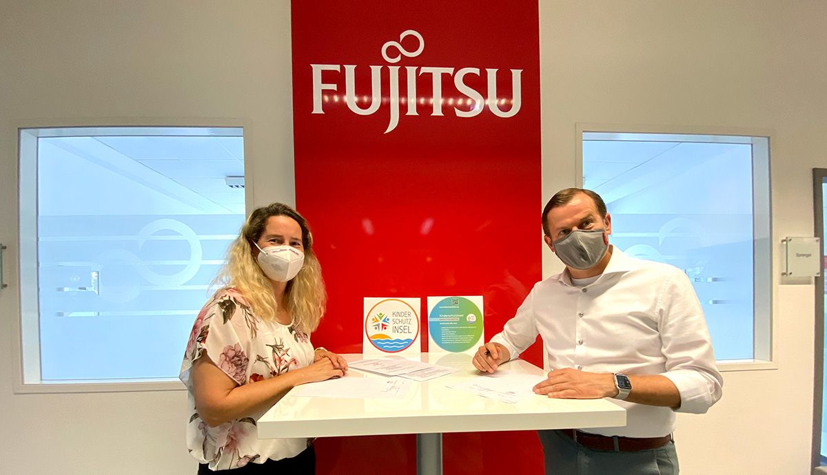 Fujitsu Laatzen ist jetzt Kinderschutzinsel