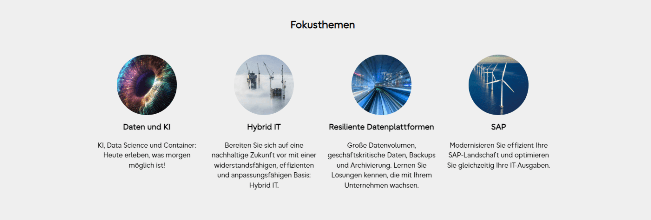 Fujitsu Experience Days Fokusthemen
